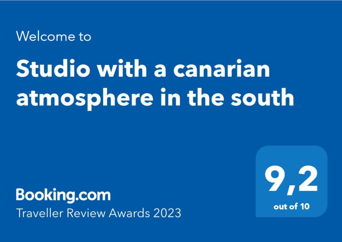 Studio With A Canarian Atmosphere In The South Costa Del Silencio Exterior photo
